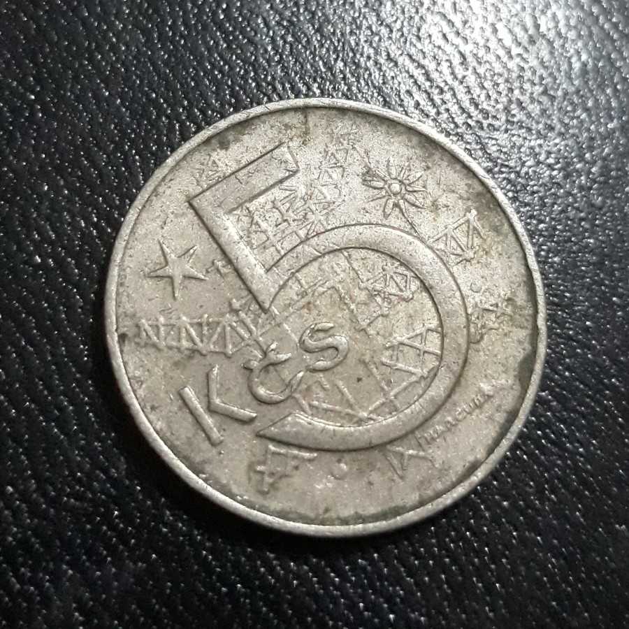 Czechoslovakia - 5 Korun 1973 : Koin / Asing / Uang Kuno