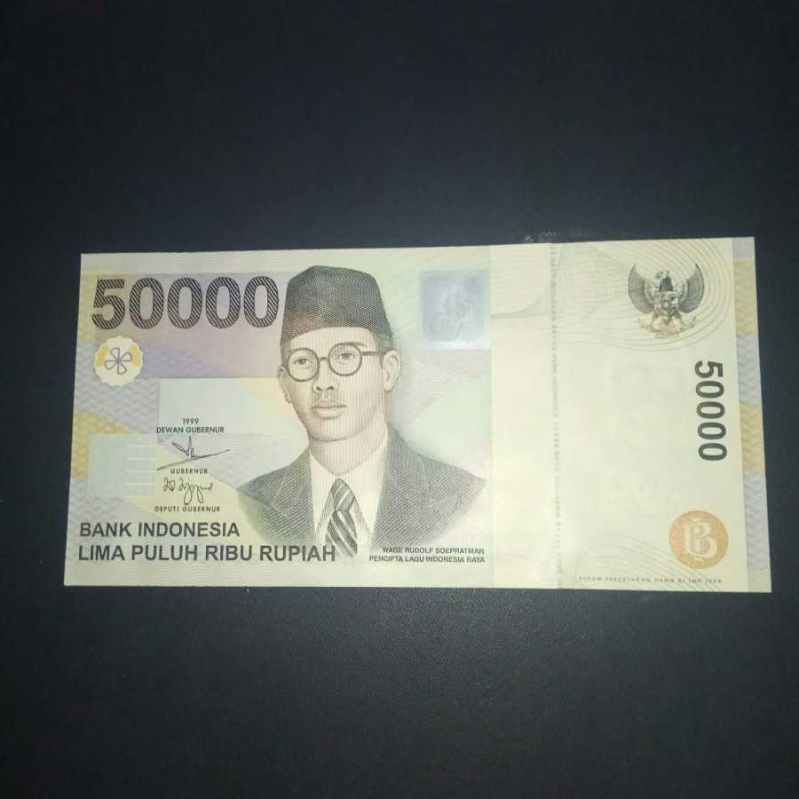 uang kuno WR.Soepratman pecahan 50.000