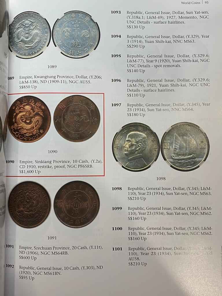 (A90) Buku Katalog Lelang Numismatik Mavin Coins and