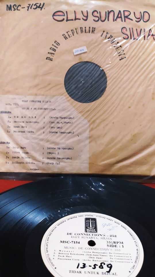 Piringan Hitam Album Koleksi Lagu Elly Sunaryo Silvia