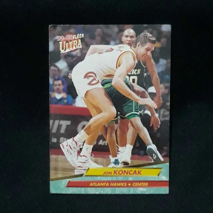 Kartu Koleksi NBA 1992/1993 Fleer Ultra : ATLANTA HAWKS - Jon Koncak