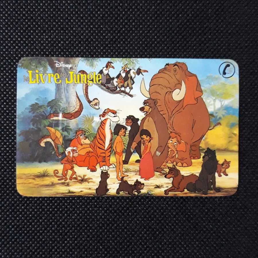 Kartu Telepon Umum Luar : Sepa Telephonique , France - The Jungle Book