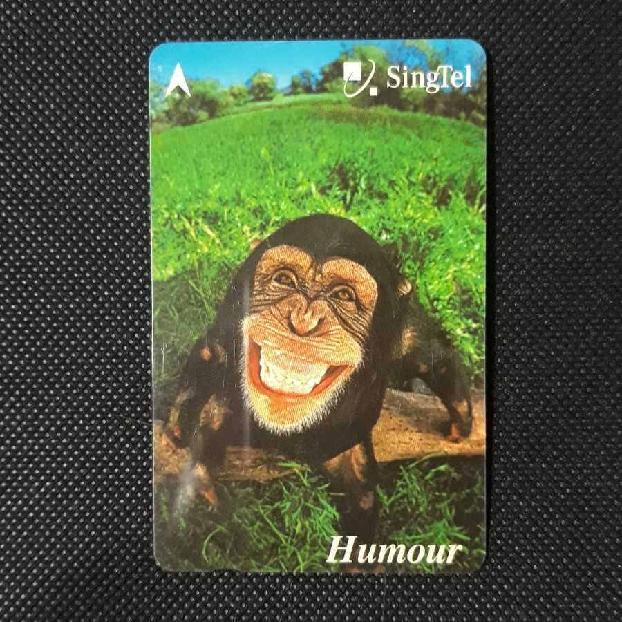 Kartu Telepon Umum Luar : Singapore Telecom SGD 10 - Simpanse
