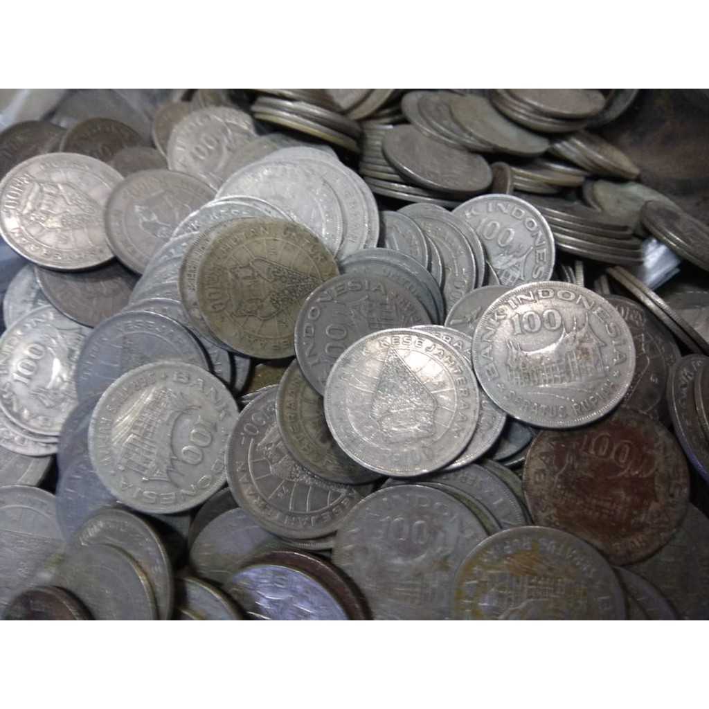A1092 Per 1 Keping Koin Kuno 100 Rupiah Tahun 1978