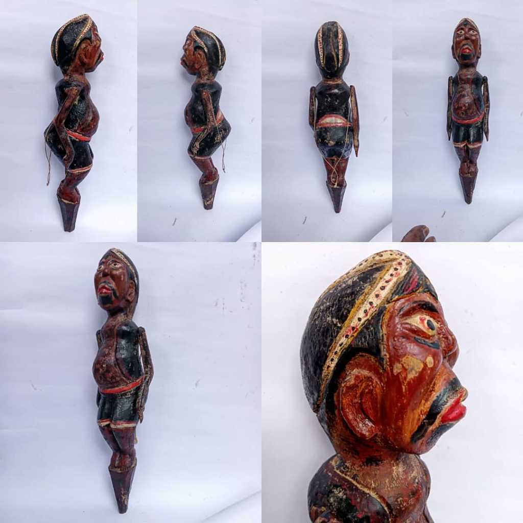 Patung Kepala Bahan Kayu