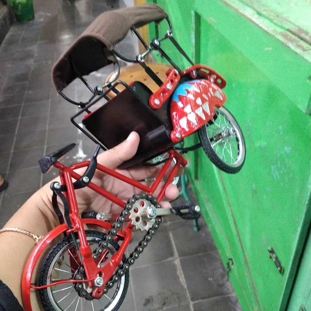 Miniatur Becak