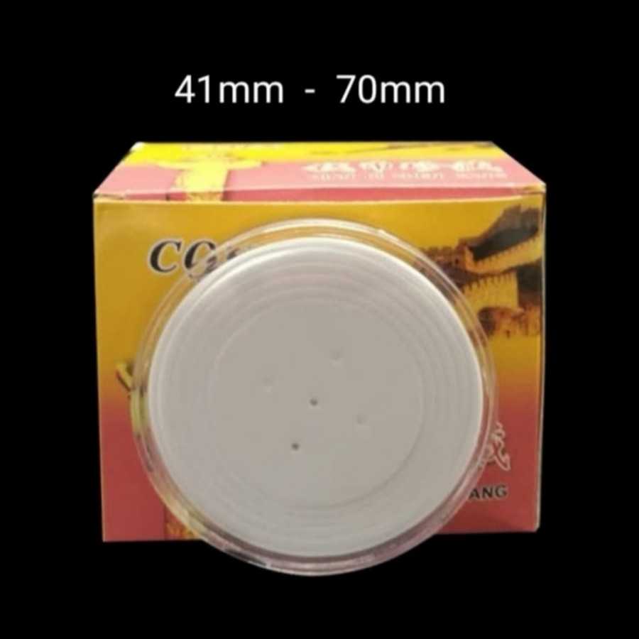 Pelindung koin Kapsul coin bulat 70 mm transparan busa