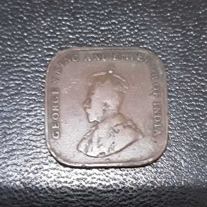 Straits Settlements - 1 Cent 1919 : Koin / Asing / Uang Kuno