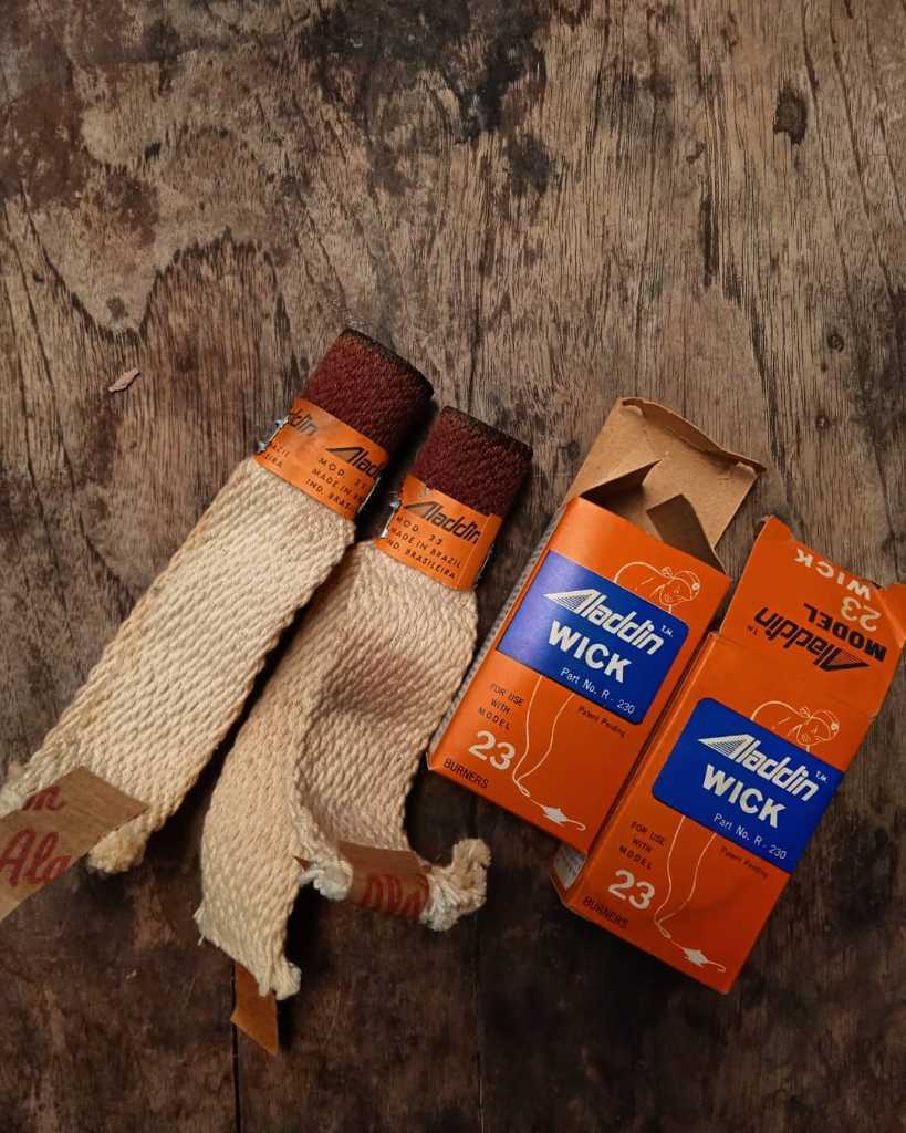 Sumbu lampu minyak "Aladin" wick NOS - New Old Stock