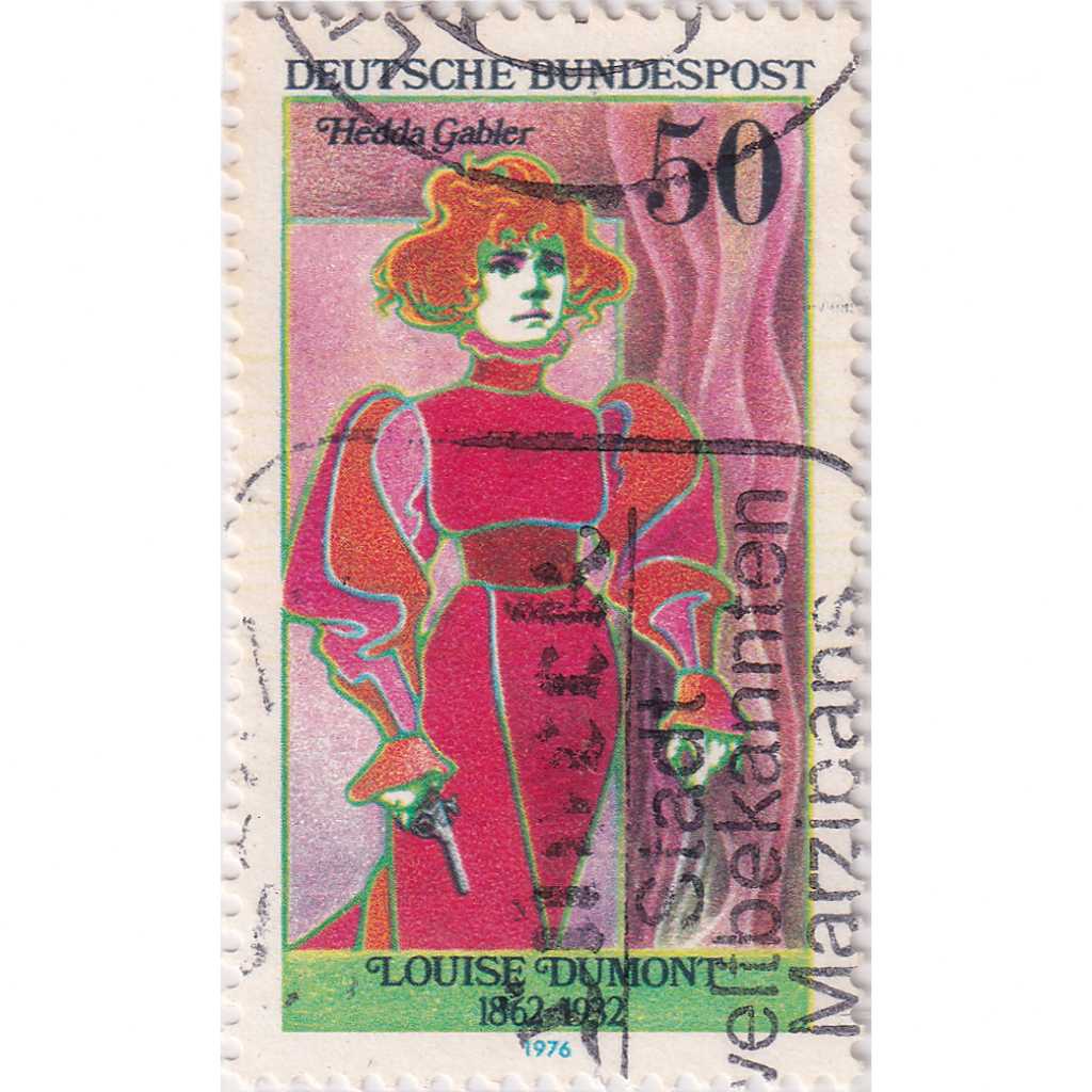 Prangko Germany 1976 - Famous Actresses 50Pfg Used