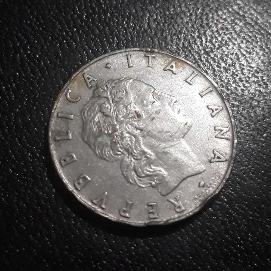 Italia ( Italy ) - 50 Lire 1955 : Koin / Asing / Kuno