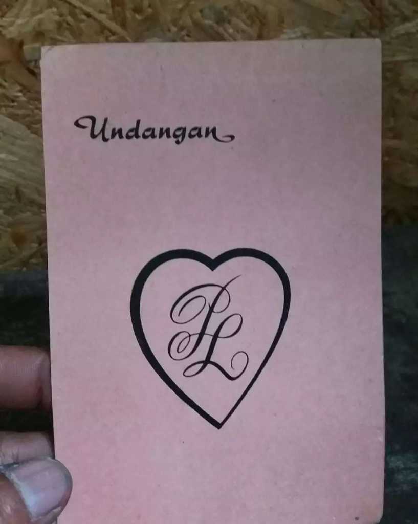 Undangan jadul tahun 1971