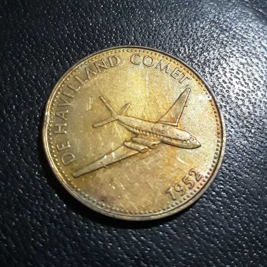 Token / Koin / Souvenir - Shell " DE HAVILLAND COMET "