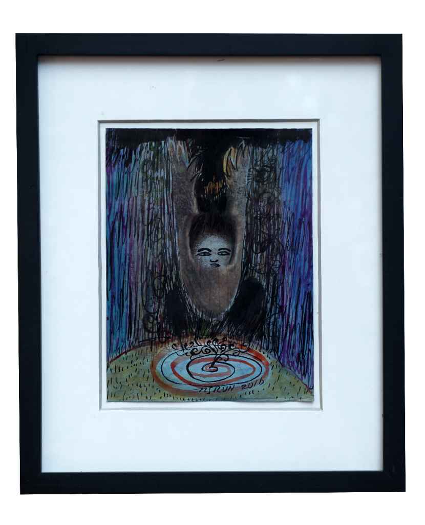 Lukisan Karya Nasirun #2 Carangan 2016 Leces [A013]