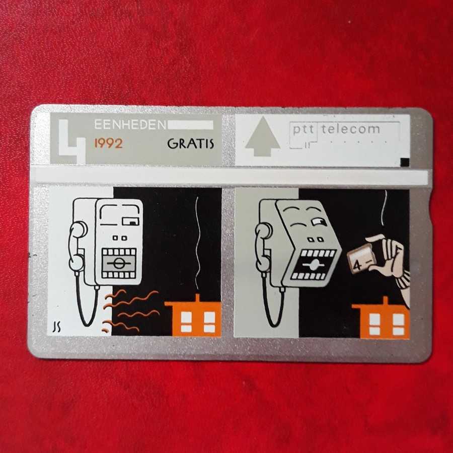 Kartu Telepon Umum Luar : PTT Telecom , Nederland - 1992 (2)