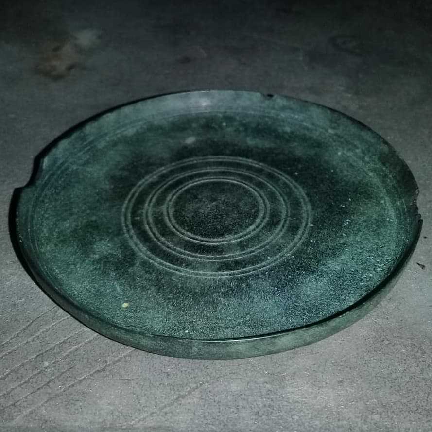 Bronze mirror diameter 7cm