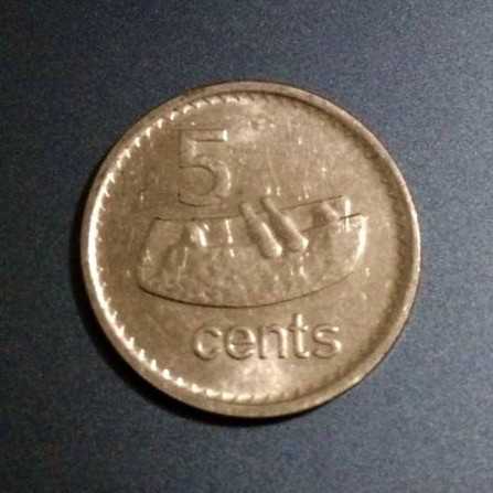 Fiji - 5 Cents 2010 : Koin / Asing / Uang Kuno