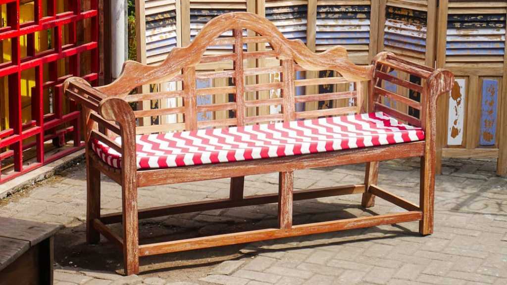 Bangku Kayu Panjang Rustic P168 x L55 x T100