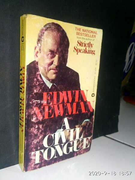 Buku A CIVIL TONGUE Printed in U S A Tahun 1976