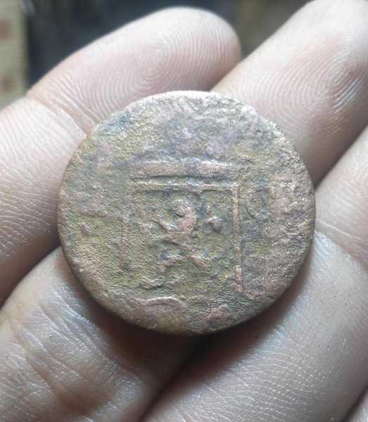 A 1744 Koin NEDERL INDIE 2 Cent Tahun 1838 Kondisi Sesuai Gambar