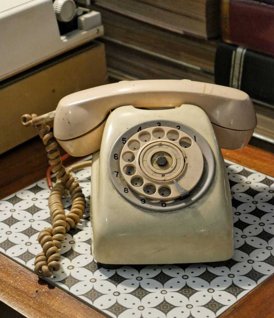 Rotary Dial Phone NEC Japan 80s