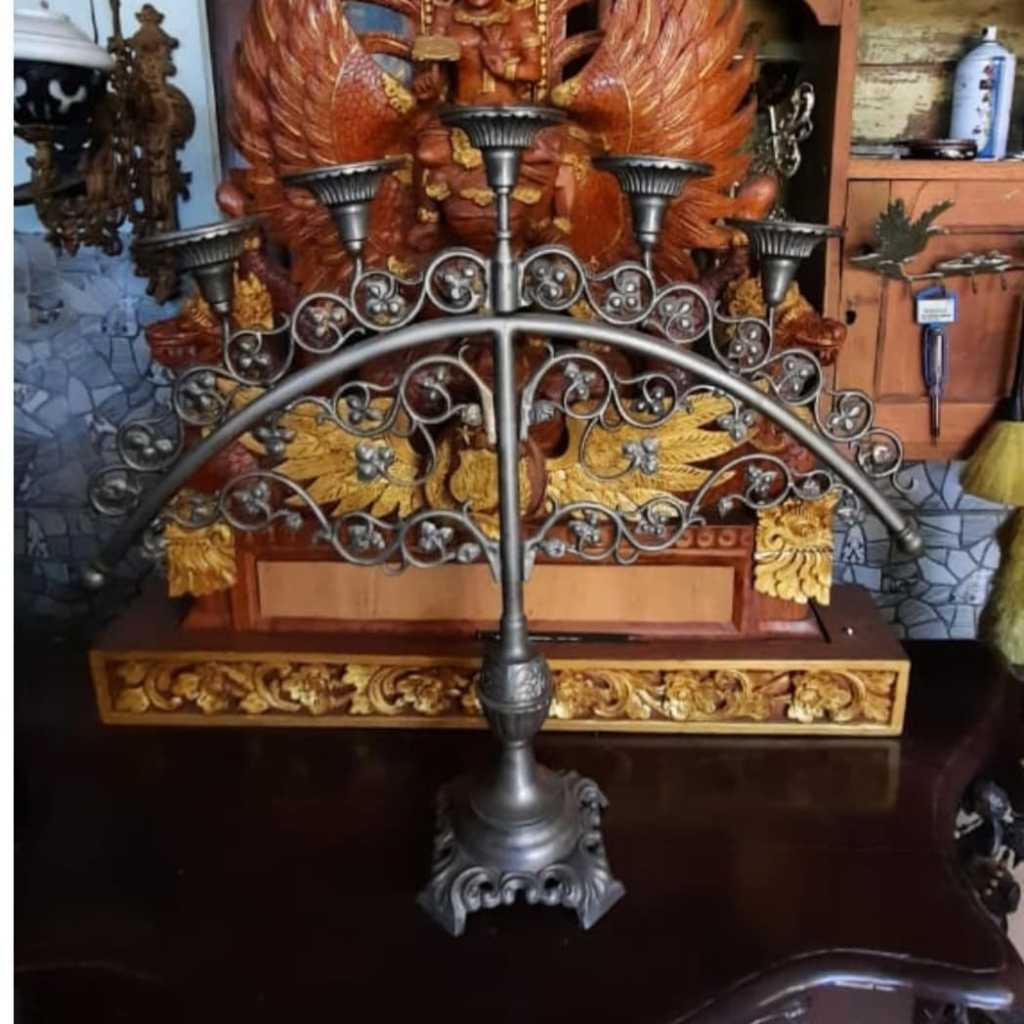 Tempat lilin eroapa jumbo Bahan full Kuningan