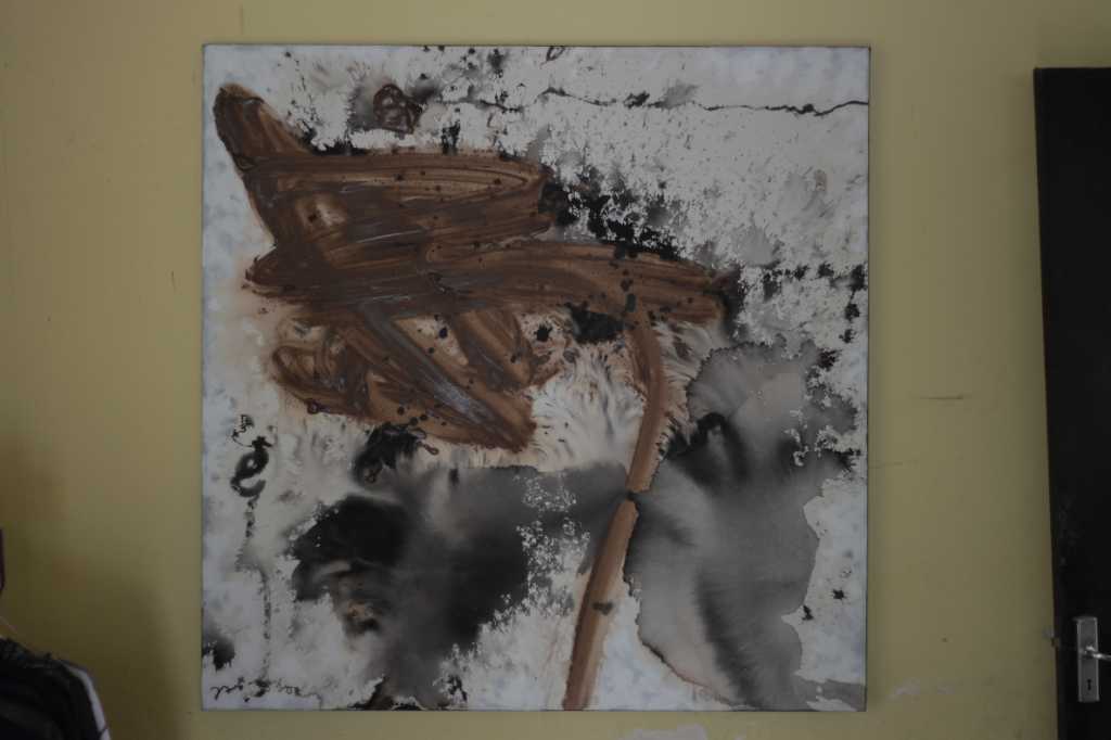 lukisan akrilik di atas kanvas "POWER'