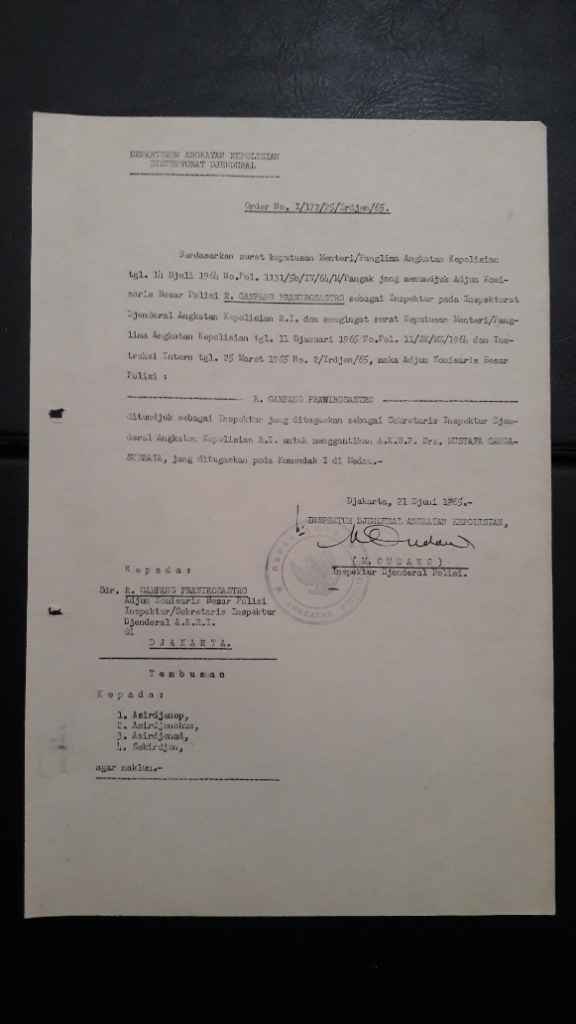 Arsip Surat Keputusan TTD M Oudang