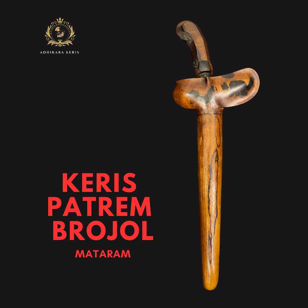 Keris Wanita (Patrem) Brojol Mataram Sepuh Langka