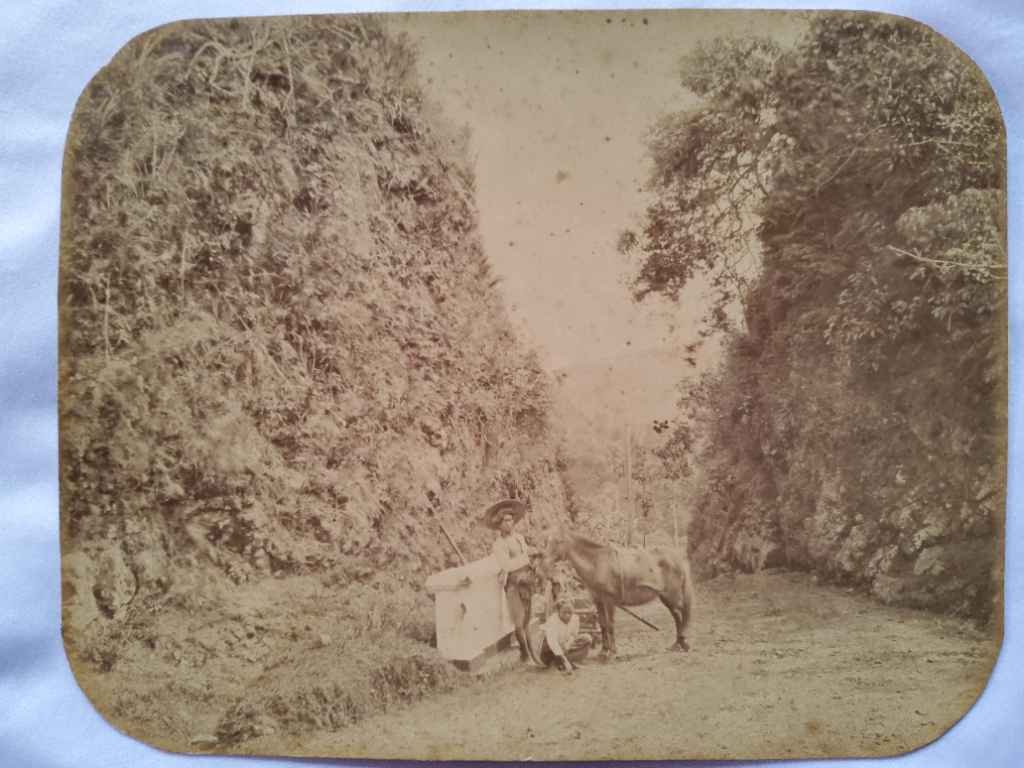 koleksi foto jadul estimasi tahun 1870-an ukuran panjang: 24,5cm; lebar: 19cm