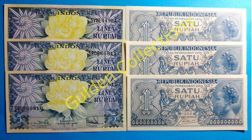 Paket Uang Kuno Mahar Pernikahan Kertas 18 Rupiah UNC Baru Gress Mulus