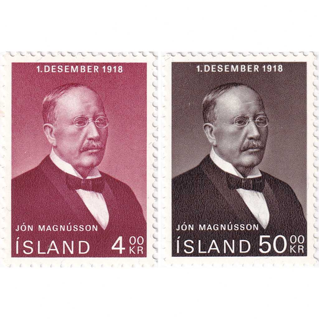 Prangko Iceland 1968 - The 50th Anniversary of the Independence of Iceland