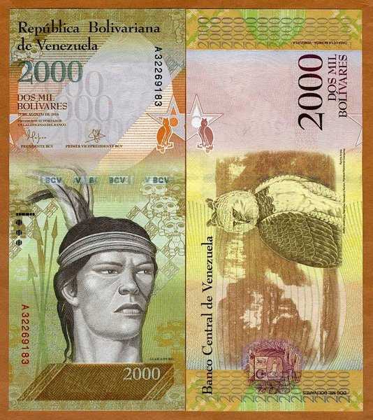 BL 1639 Venezuela 2000 Bolivar Tahun 2016 UNC Mulus Per 1 Lembar