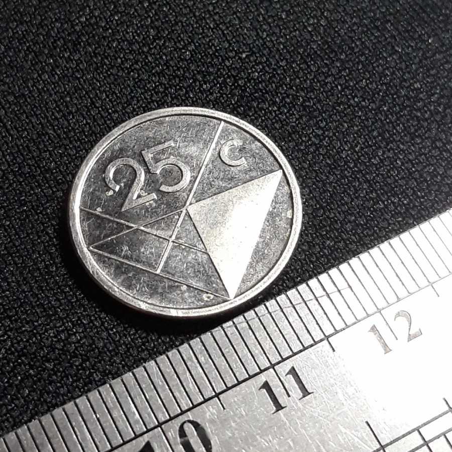 Aruba - 25 Cents 2019 : Koin / Asing / Uang Kuno