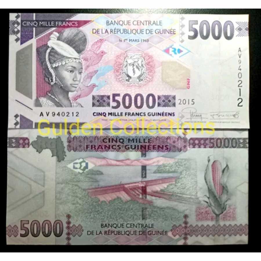 Guinee 5000 Francs UNC