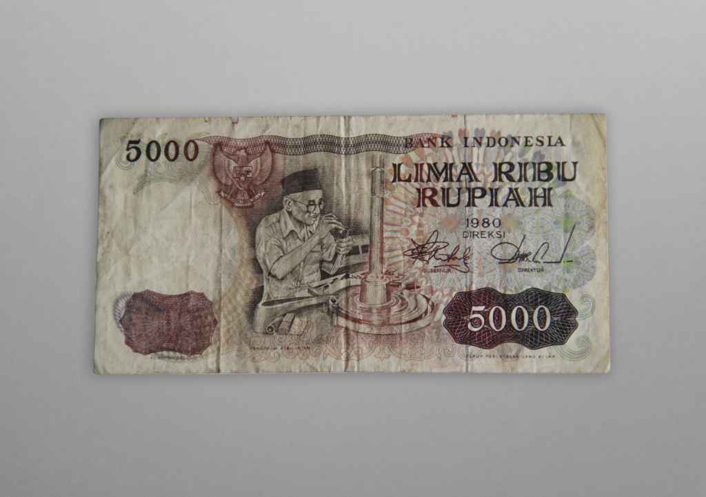 Uang Bank Indonesia 5.000 Asah Intan tahun 1980