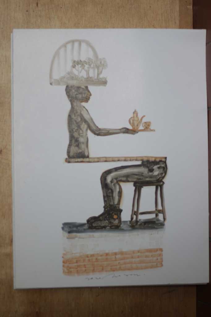 Lukisan Spidol diatas Kertas ( Penyaji )