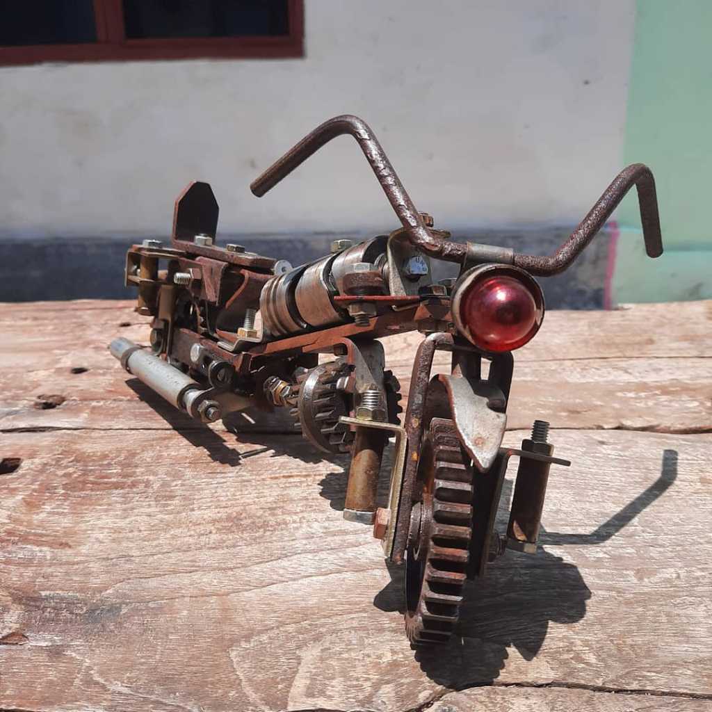 Miniatur Motor Steampunk arts