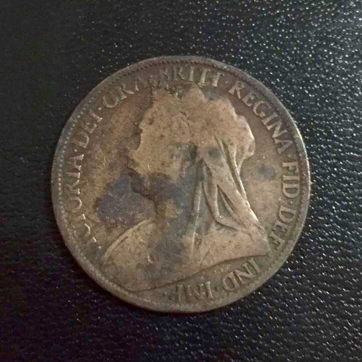 Britania Raya (Great Britain) - 1 Penny 1901 : Koin/ Asing/ Uang Kuno