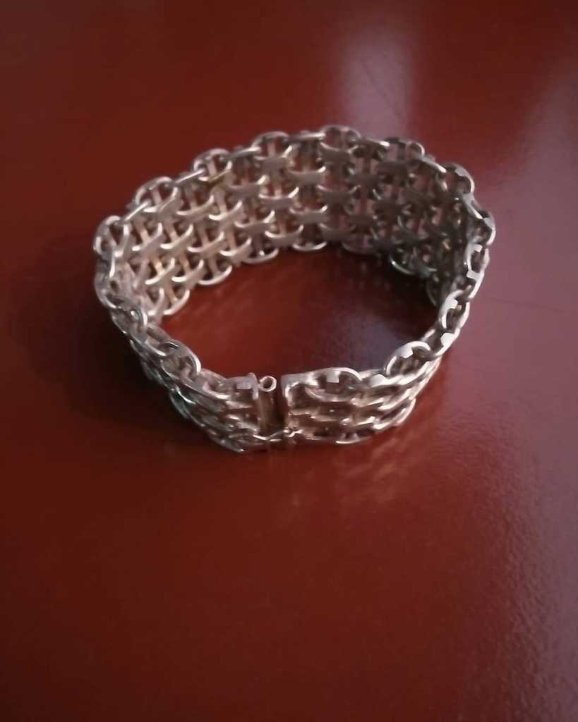 Silver Bracelet ~ Simple motfif