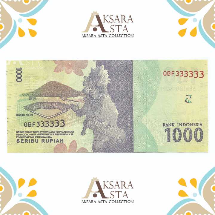 Solid #3 Rp 1000  Uang Indonesia Th 2016