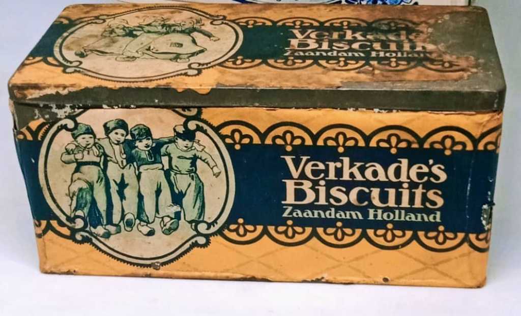 Tinbox Verkade Biscuit tua