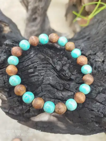 Gelang Pyrus Tibet mix kayu Klumpret