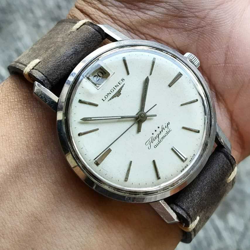 Jam Tangan Vintage Longines Flagsip date