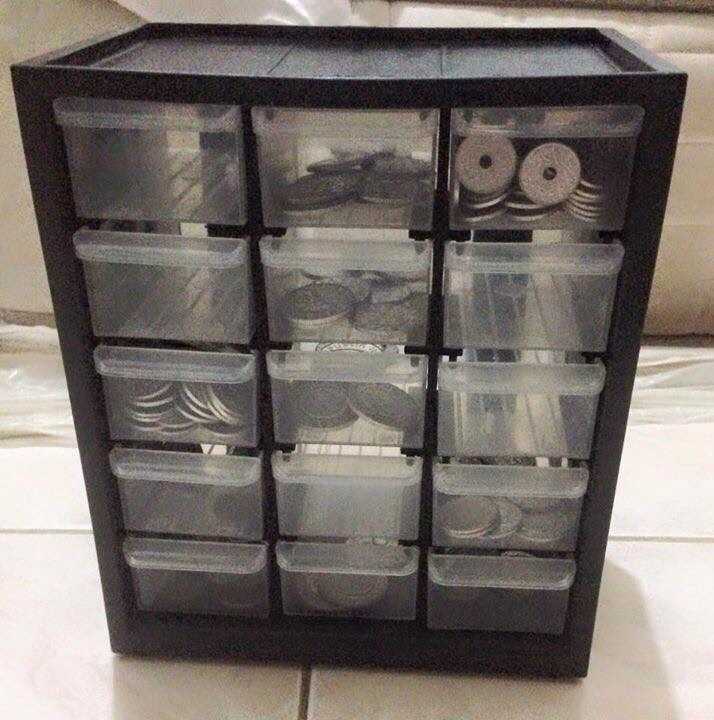 Kabinet Plastik Mini - 15 Laci