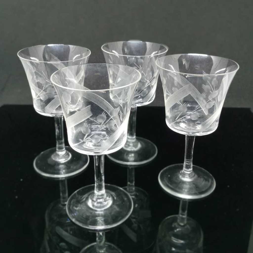 Gelas Crystal grafir..T.11cm.