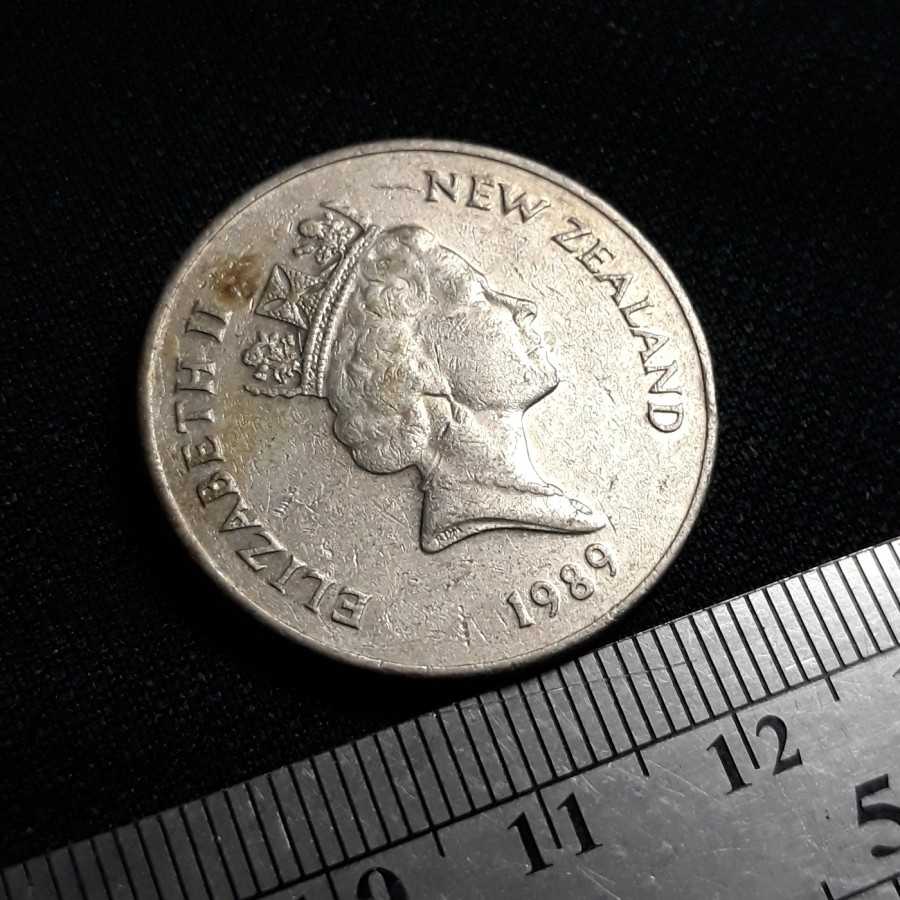 Selandia Baru ( New Zealand ) - 20 Cents 1989 : Koin / Asing / Kuno
