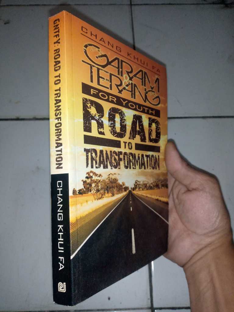 BUKU ROHANI GARAM & TERANG for Youth ROAD TO TRANSFORMATION    Terbitan PIONIR JAYA  Tahun 2010