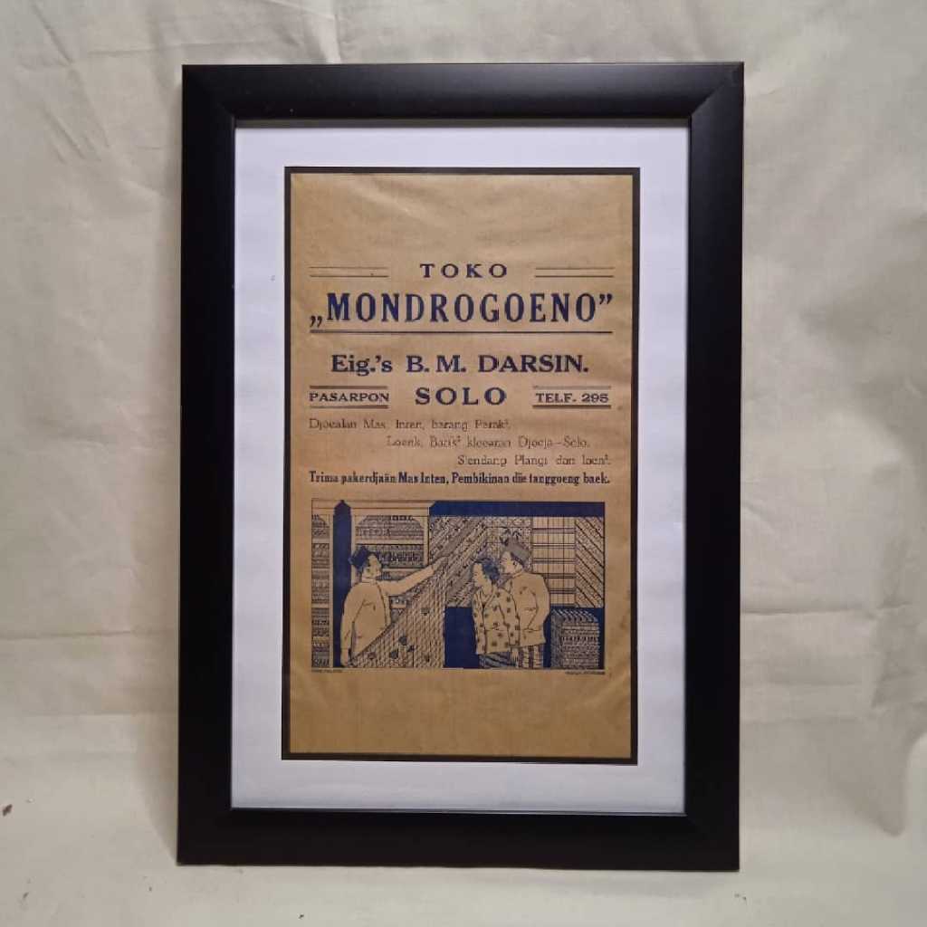 Reklame Kertas Antik