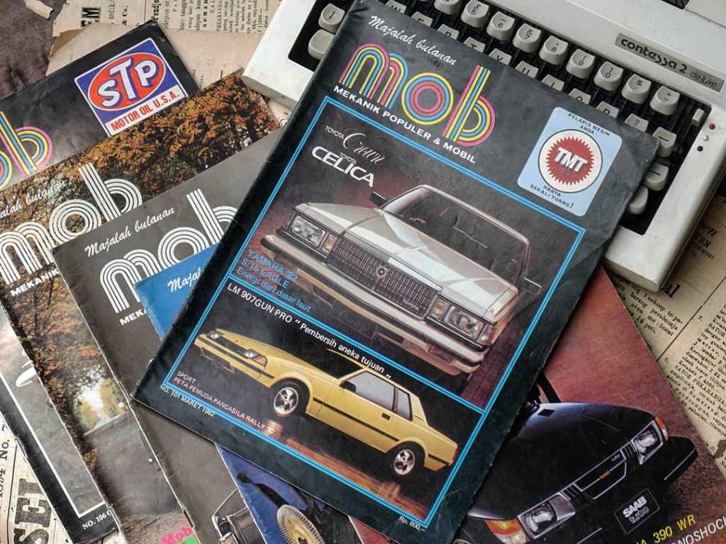 Majalah Bulanan MOB Mekanik Populer & Mobil Tahun 1979 - 1982